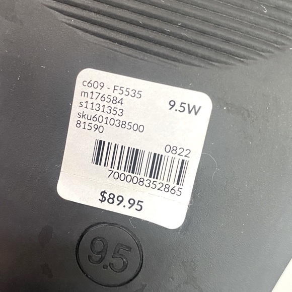 Lane Bryant Cloud Dream Black Side Dip Ankle Boots Size 9.5 - Picture 6 of 7